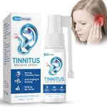 Tinnitus Relief Spray, Tinnitus Relief for Ringing Ears, Ear Ringing Relieving for Hearing Loss, Ear Noise Spray, Tinnitus Treatment, Effective Herbal Drops for Tinnitus, Gentle & Safe