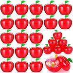 Lallisa 50 Pcs Plastic Apple Contai