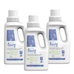 Bleu Lavande - 3-Pack Natural Fabric Softener – Concentrated Lavender Liquid Softener - Biodegradable, Eco-friendly, Hypoallergenic - Chloride & Phosphate-free - Aromatherapy - (38 loads-950 ml) x3