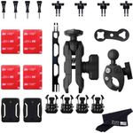 Insta360 Motorcycle Bundle - Complete Mounting Kit for Insta360 ONE X3/X2/X | Compatible with Insta360 ONE R/RS 360 Cameras , EVO and All GoPro Cameras