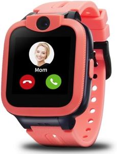 Easyfone KW2 4G Unlocked Smart Watch Phone for Kids, Kids Smartwatch with Safe Calling, GPS & Activity Track, Parent App, SOS Button, Class Mode, Childrens' Phone Alternative (Pink)