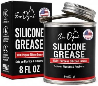 Silicone Grease (8oz), Silicone Paste | Plumbers Grease | Made in USA - Multi-Purposebfor Faucet Stems, Valves, Cartridges & DIY Projects