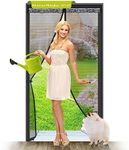 Magnetic Screen Door Mesh Retractab