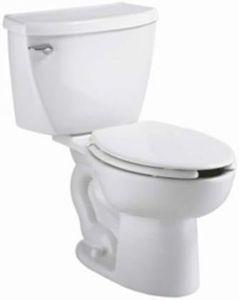 American Standard 2467016.020 Cadet Right Height Elongated Pressure Assisted Toilet, 1.6 GPF, White