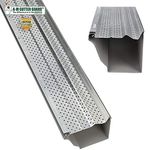 A-M Gutter Guard - Aluminum 5" (50 Feet, Mill Finish)