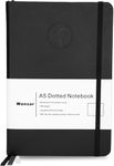 WANSAR Dotted Notebook A5 - Elegant Hardcover -120 GSM Ink Proof Paper with 192 Pages - A5 Bullet Dotted Journal is 8.3-5.5 inches in size