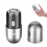 Mini Electric Shaver, Compact Electric Razor for Men Women, USB-C Rechargeable Mini Shaver, Waterproof Portable Shaver, Powerful Men's Shaver, Cordless Shaver for Travel Home Business Trip (Silver)