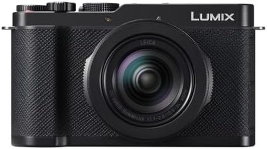 Panasonic LUMIX DC-L10E-K Premium-Kompaktkamera mit Leica 24-75 mm F1.7-2.8 Objektiv, 20,4 MP, Phasen-Hybrid-AF, 4K-Video, vertikale Aufnahmen, Schwarz