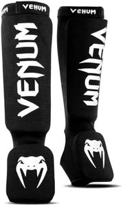 Venum Kontact Shin Guards, Black