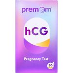 Premom 30 Pack Pregnancy Tests: Bulk Pregnancy Strips Kit Early Detection Highly Sensitive Result - at Home Urine hCG Tests