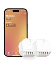 Meross Smart Light Switch Module, DIY Wall Switch Module, Wireless Relay Smart Switch works with Apple HomeKit, Alexa, Google, Remote and Voice Control, No Hub Required, 2.4GHz, 10A, 2 Pack