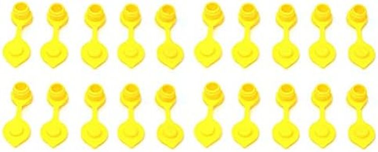 JSP Manufacturing 20 Yellow Fuel Gas Can Jug Vent Cap Compatible Chilton Briggs Rotopax Gott Anchor