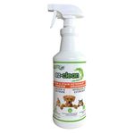 ez-clean Advanced Odor Remover- Highly Concentrated Bio Enzyme Pet Odor Eliminator for Dog, Cat, and Small Animal Urine Indoor & Outdoor Use for Any Organic Spills(1 L (Pack of 1))