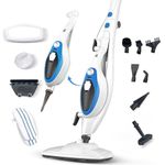 NexLev 10 in 1 Steam Cleaner & Mop|2 Steam Modes|For Mopping & Deep Cleaning Home Bathroom Kitchen & Office |For All Surfaces|350ML|30 Sec Heating|Chemical Free Cleaning | Detachable & Foldable|SC-04