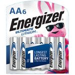 Energizer Ultimate Lithium AA 6-Count Batteries