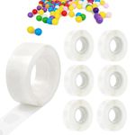 600 Pcs Balloon Glue Dots Double Sided Adhesive Dots,Extra Strong Glue Dots Double Sided,Stickers Glue Points,Balloon Glue Dots for Birthday Party Wedding Xmas Decor DIY Scrapbooking Arts&Crafts Glue