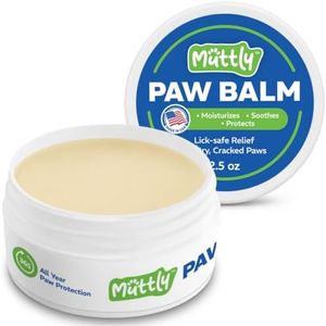 Muttly Paw Balm Jar 2.5 oz - Targeted Paw Care with Hands-On Application