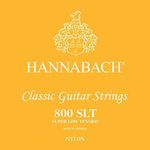 Hannabach Classical Guitar Strings Series 800 Super Low Tension silver-plated complete set, 800SLT, strings for guitar (silver-plated copper wire, low tension, for classical guitars for beginners).