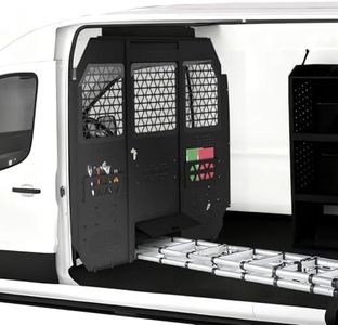 Cargo Van Partition for Ford Transit 150 250 350 Mid Roof 2015-2025, Black