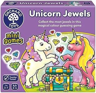 Orchard Toys 366 Unicorn Jewels Mini Game, Single, Multi