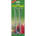 Steel Tent Pegs - 7" - 4 Pack