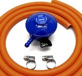 Calor GAS Brand Butane 21Mm Gas Regulator 2Mt Hose & 2 Clips