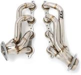 Exhaust Headers 1-5/8 in. 304 Stainless Steel Polished Finish for 2002-2013 Silverado Sierra Suburban Tahoe Yukon Escalade 4.8L 5.3L 6.0L 6.2L V8