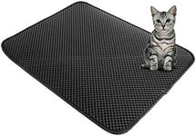 Waterproof Double-Layer Cat Litter Mat Trapper Foldable Pad Pet Rug Home 75 x 55cm