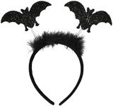 Halloween Bat Headbands for Women B