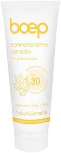 boep Protezione Solare Sensibile SPF30 | Crema solare minerale per neonati, bambini e adulti con pelle sensibile e allergica senza profumo | Filtro UV all'ossido di zinco | Cosmetici naturali (100ml)