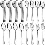 Pleafind 16 PCS Serving Utensils, S