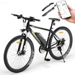 Eleglide Electric Bike, M1 Plus 27.5‘’/29'' E Mountain Bike, Electric Bicycle for Adults, Commute E-bike with 12.5Ah Removable Battery, LCD Display, Dual Disk Brake, Shimano 21 Speed (Inches, 27.5)