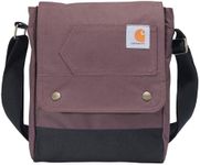 Carhartt Women's, Durable, Adjustable Crossbody Bag with Flap Over Snap Closure, Wine