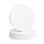 The Baked Studio - 12 Inch 12mm Thick Round White Gloss DRUM Cake Boards (PACK OF 5)