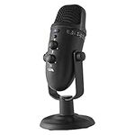 Cyber Acoustics Professional USB Microphone with Dual Recording Patterns - 24-bit Recording with Zero Latency Monitoring - Compatible with PC and Mac (CVL-2230)