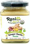 Rani Organic Ginger-Garlic Cooking Paste 8.80oz (250g) ~ Vegan | Glass Jar | Gluten Free | Non-GMO | No Colors | Indian Origin | USDA Certified Organic