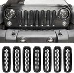 AGMRLX 7 Pack Car Grill Inserts, Bl