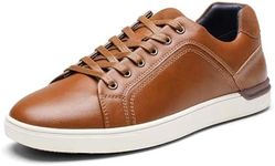 Bruno Marc Men's Casual Dress Sneakers Fashion Oxfords Skate Shoes for Men,Brown,Size 9,SBFS211M