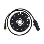 E-Bike Assistant Sensor, KT Split-Sensor, Electric Bicycle PAS System Sensor, Installed on The Left of The Central axle