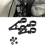 Xitomer 1 Pair for Front Fork Tubes 50mm, CNC Mount Headlight Brackets, for 7" or 5.75" Round Headlight (50mm)