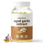 Premium Aged Garlic Extract-7500mg, Odor-Free Formula, Odorless Garlic Supplements | Grown Allium Sativum Bulb | Non-GMO, Gluten-Free | Supports Immune Health, 150Softgels (1pcs)