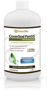 CoverTec CoverSeal PEN55 Clear Fluoropolymer Concrete Sealer, Penetrating, Heavy Duty, Oil and Stain Resistant (1 Qrt)