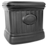 FCMP Outdoor All Weather Outdoor Salt and Sand Storage Bin, Black