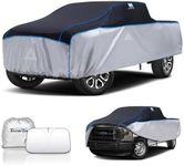 Hail Protector Car Cover for Truck(Length:242"-250") + Gift Windshield Sunshade, Multi-Layered EVA Hail Proof Car Cover, Padded Car Hail Protector for F-150/250/350, Silverado, Ram,Sierra,Tundra,etc.