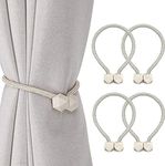 4 Packs Magnetic Curtain Tiebacks f