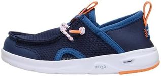 HEYDUDE Unisex Toddler Wally Hey2O Wander Slip On Mesh Shoe, Navy Size 5 | Built for Water, Lightweight with Quick Dry