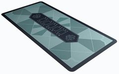 Bullets Playing Cards - Paulie Design Poker Mat Rectangular Light Grey 140 x 75 cm