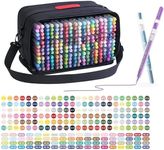Ddaowanx Colored Acrylic Gel Pens,1mm Medium Point, Acrylic Paint Pens Set for Drawing, Coloring, Note Taking, DIY and Art Crafts Supplies (216 Colors)