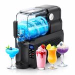 HINISO SL750 Slushie Maker Machine for Home – No Ice Needed | Compressor Cooling | 5 Preset Programs | LED Display & Consistency Control | 3.7L Tank | Frozen Drinks, Frappé, Milkshake & Cocktail Maker
