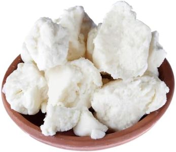 Organic Refined Shea Butter Raw White Pure 100% Natural Grade Ghana Nut Natural Restorative Skin Care For Face & Body Hands & Nails Skincare (1KG)